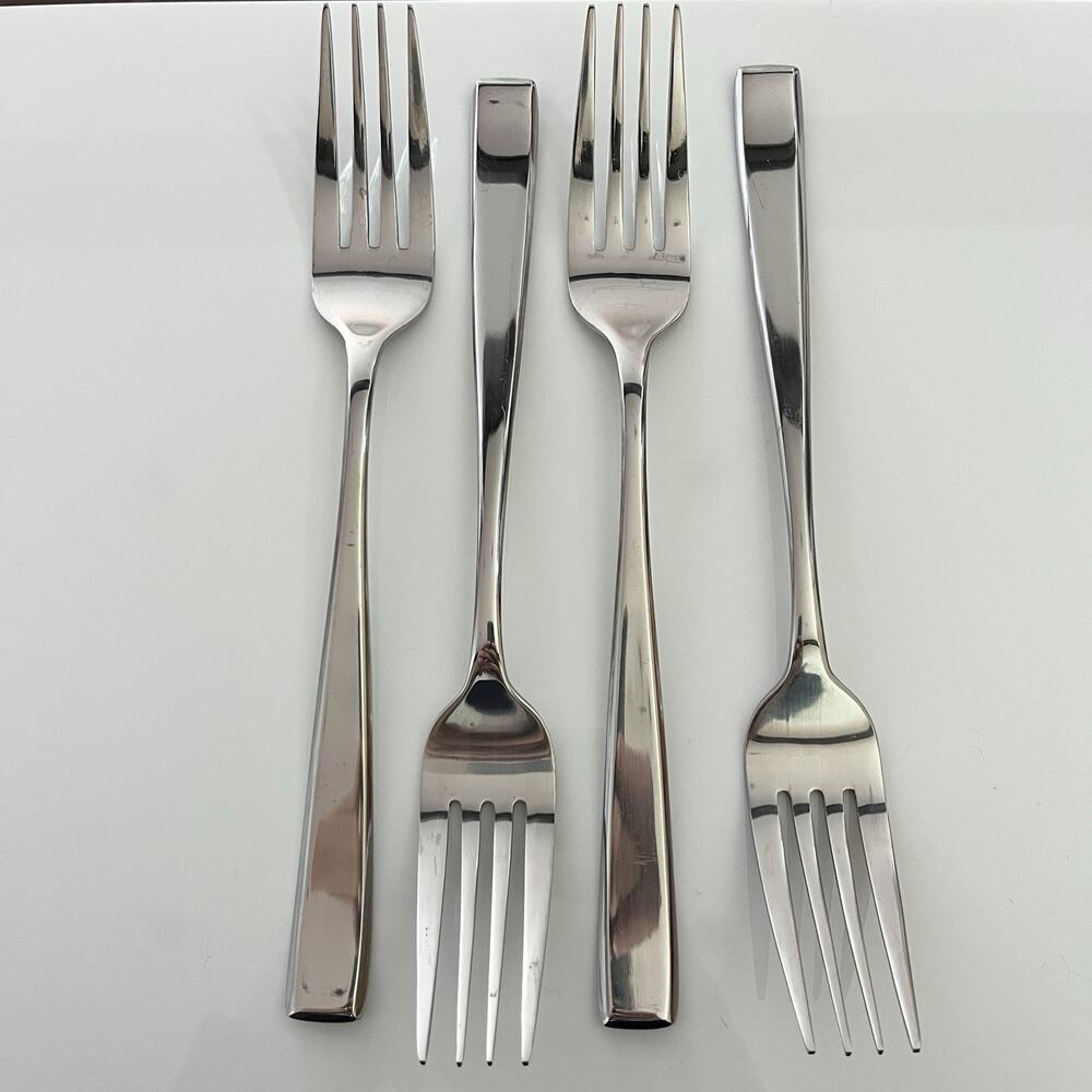 Cambridge Flatware Cali Stainless Dinner Forks Lot of 4